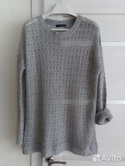 Джемпер женский вязаный оверсайз 46 48