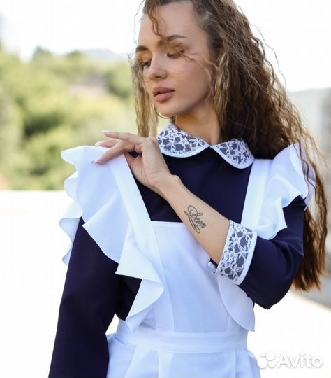 Школьный фартук на выпускной