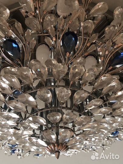 Хрустальная люстра потолочная