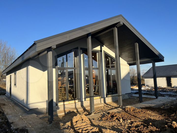 Коттедж 90 м² на участке 10 сот.