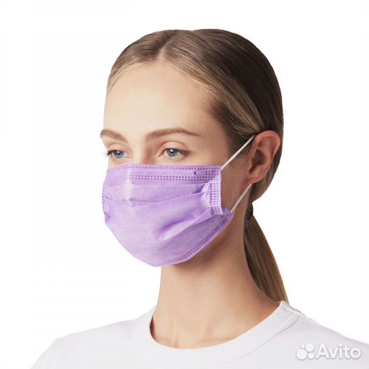Маска медицинская цветная