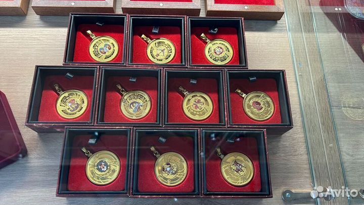 Знаки Зодиака с подвеской, 10 гр. Камерун