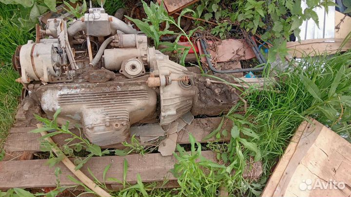 Двигатель на ж 2715 со всем навесным, и коробкой