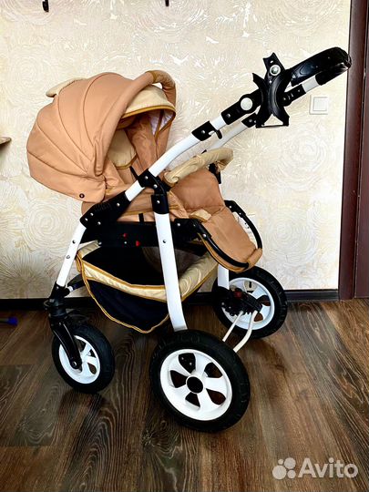 Коляска 2в1 Teddy Бежевая