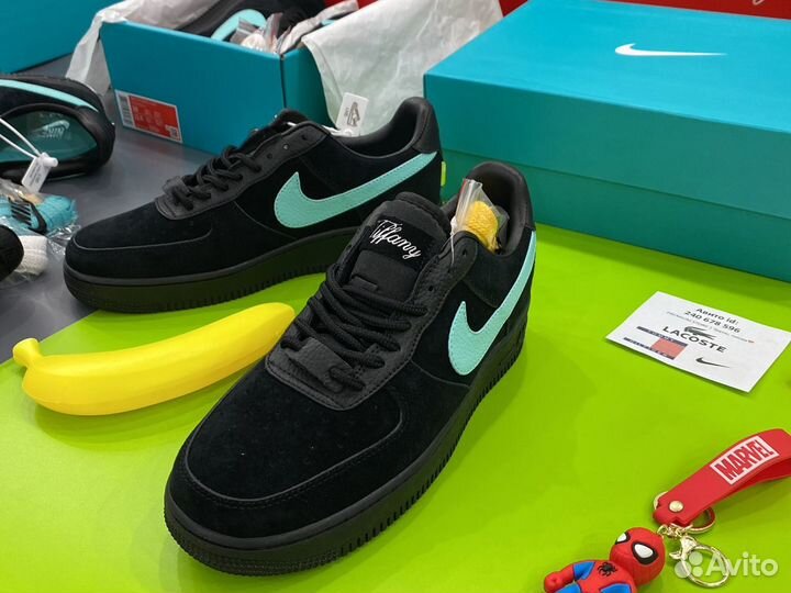 Nike air force 1 low tiffany натуральная замша