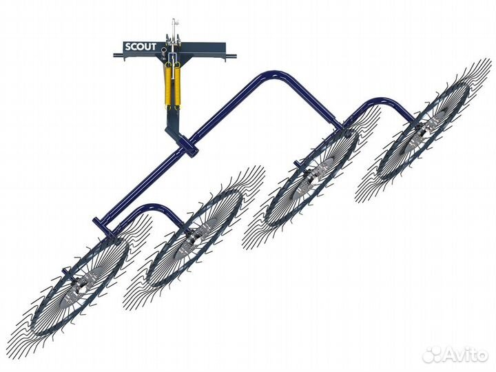 Грабли ворошилки скаут PL-4600 для трактора
