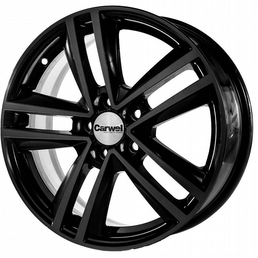 Диски Carwel Неро 6x15 5x100 ET38 D57.1 BK