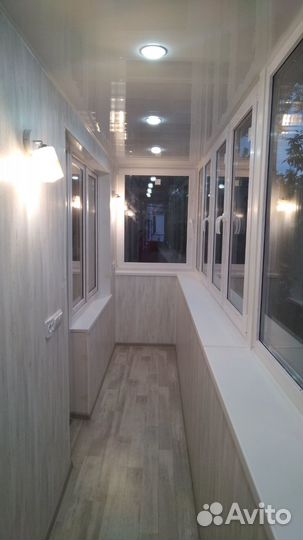 Остекление и отделка балконов и лоджий под «ключ»