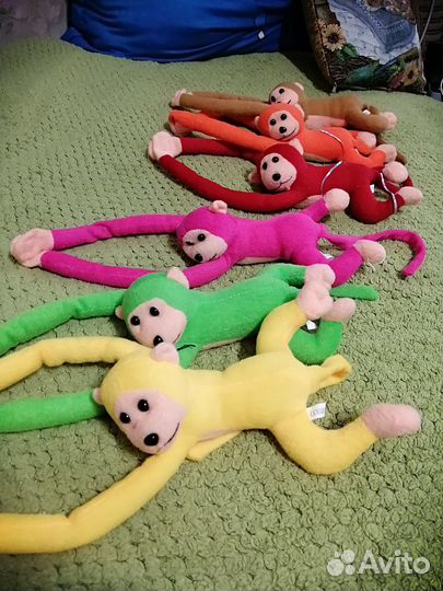 Обезьянки разноцветные