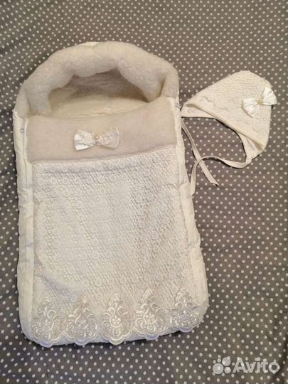 Конверт на выписку на овчине