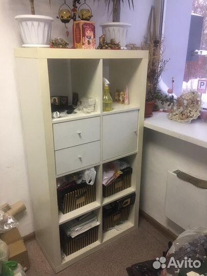 Стеллаж икея белый 2 шт