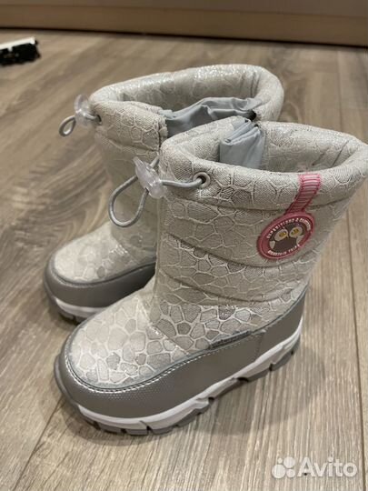 Сапоги зимние для девочки 24 р новые