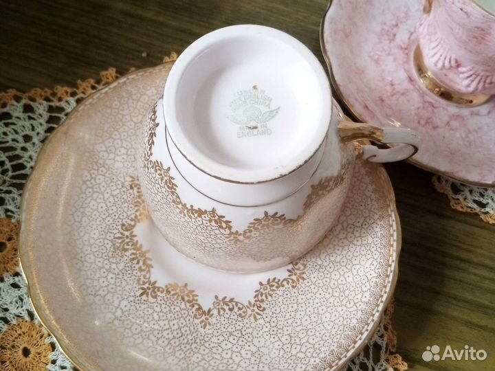 Чайная пара костяной