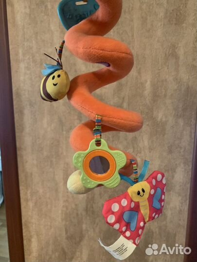 Игрушка подвеска в коляску/кроватку, спираль