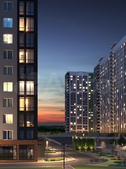 1-к. квартира, 41,1 м², 16/22 эт.