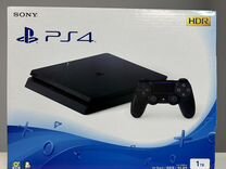 Sony PlayStation 4 Slim 1Tb (новая) + 50 игр