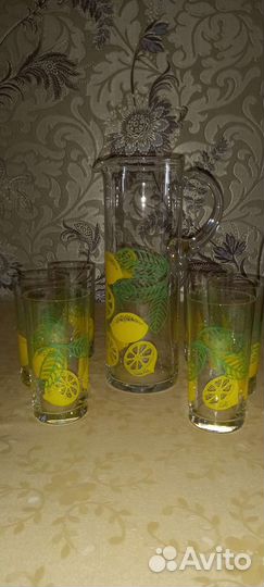 Графин со стаканами Богемия (Чехия)