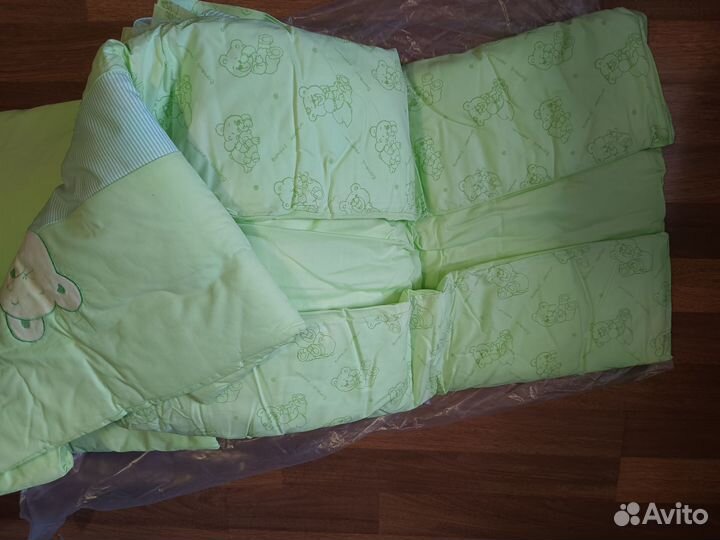 Комплект с балдахином в детскую кроватку