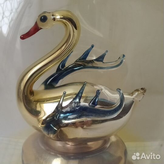 Штофы и графины СССР цветное стекло дутое