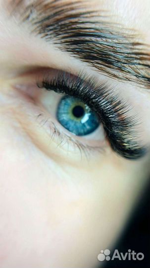 Наращивание ресниц на дому