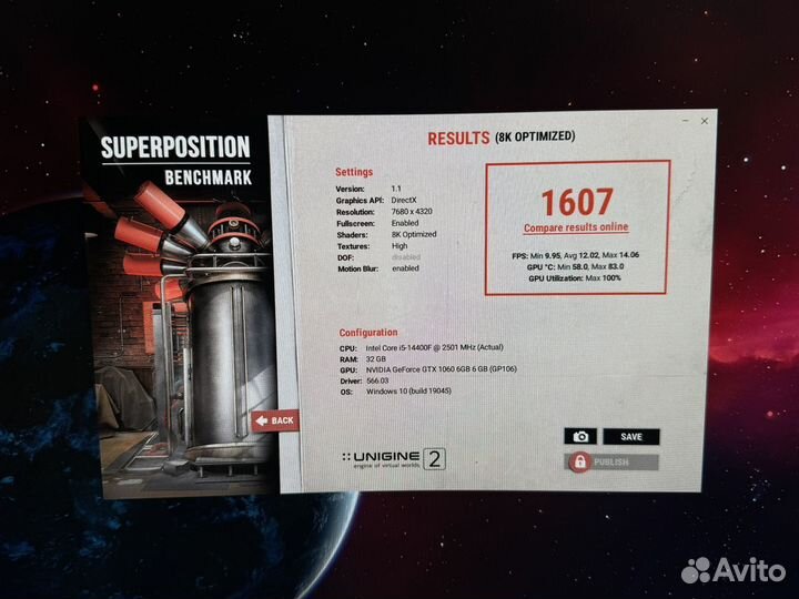 Видеокарта Gtx 1060 6 Gb StormX Гарантия