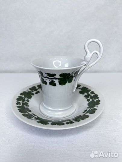 Фарфоровая кофейная пара Meissen