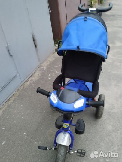 Трехколесный велосипед коляска