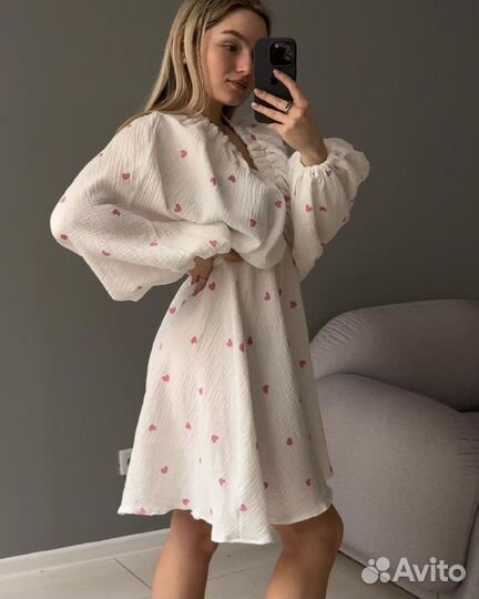 Платье в сердечко