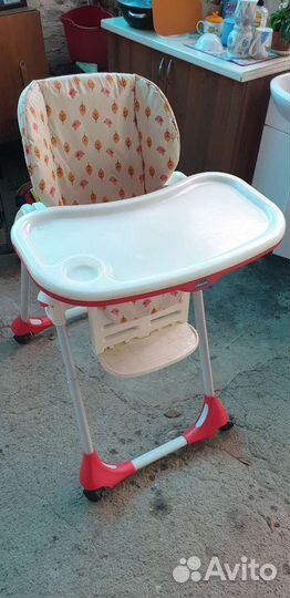 Стульчик для кормления chicco polly
