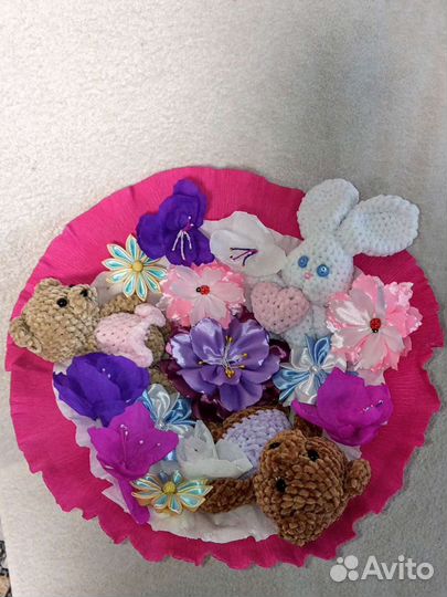 Букеты из мягких игрушек