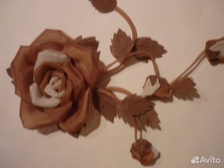 Цветы из ткани