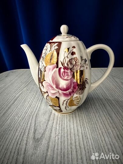 Заварочный чайник/кофейник Роза в вечернем саду