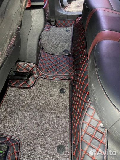 Коврики 3D автомобильные из экокожи не Китай