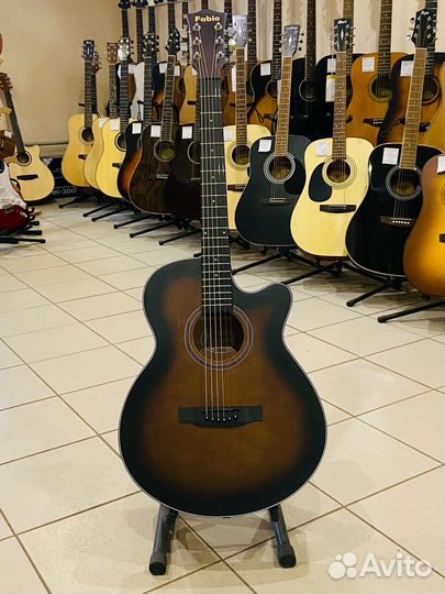 Гитара акустическая новая Fabio FXL-4060 BR