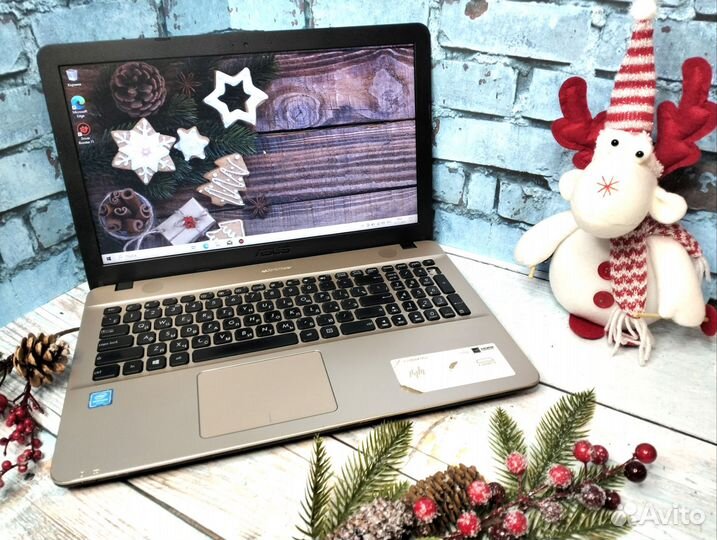 Мощный asus 4 ядра/ RAM 4/ SSD