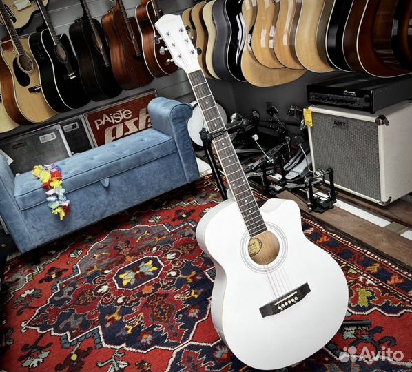 Акустическая гитара Elitaro+чехол