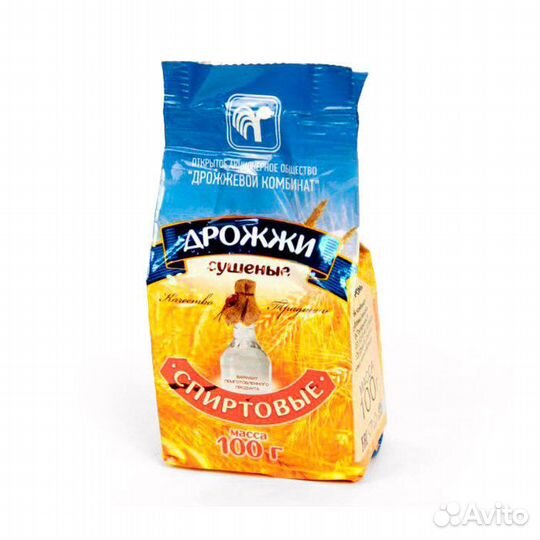 Дрожжи спиртовые Беларусь, 100 гр