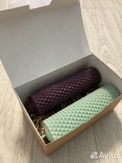 Свечи из вощины (подарочный набор)