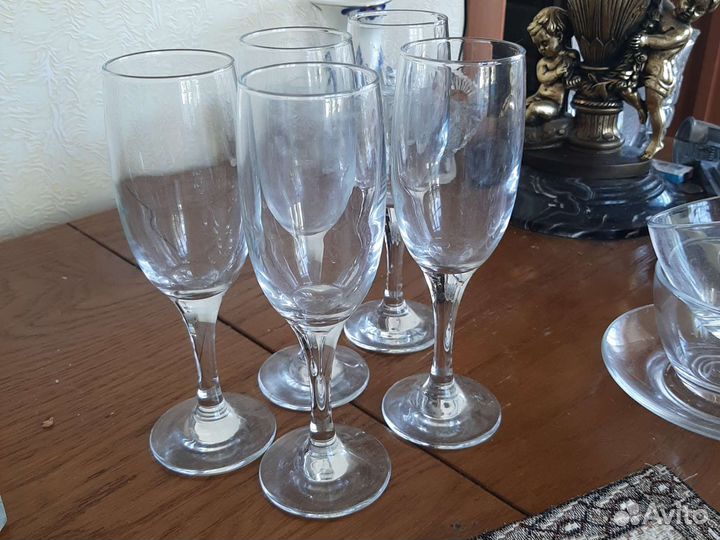 Стаканы для коньяка, фужеры