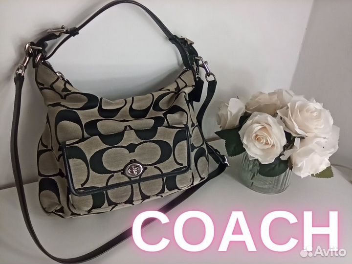 Сумка через плечо женская Coach США оригинал