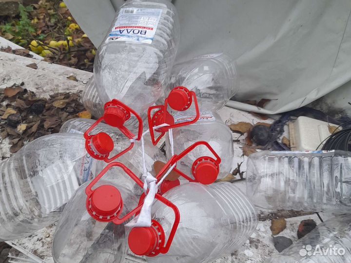 Пластиковые бутылки из под воды5литровые