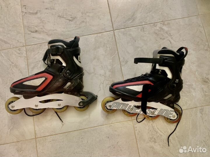Ролики powerslide F1 46 разм, рюкзак и защита