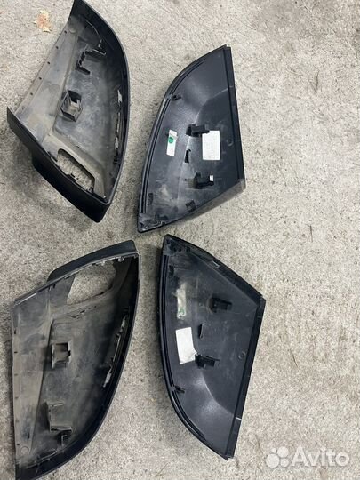 Накладки на зеркала Audi Q7 4m черные