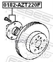 Ступица колеса перед прав/лев 0182AZT220F F