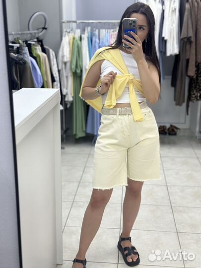 Шорты тонкая джинса