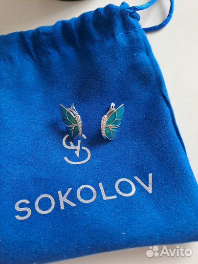 Серьги sokolov