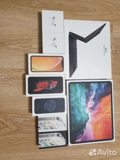 Коробки от техники apple