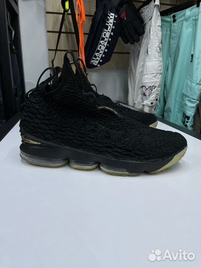 Кроссовки Nike Lebron 15 Black Gold