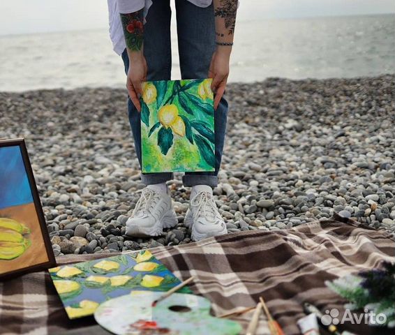 Лимоны картина масло