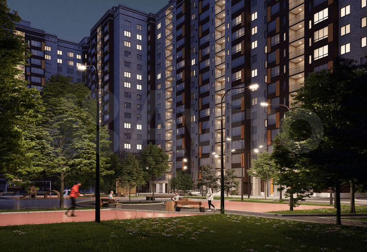 2-к. квартира, 62,4 м², 6/17 эт.